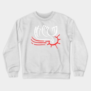 Holy Spirit dove religious symbol illustration Crewneck Sweatshirt